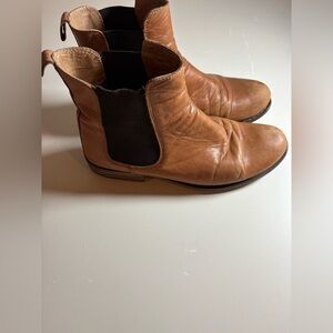 Little Burgundy Leather Boots